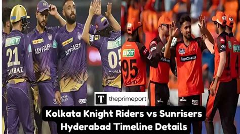 Kolkata Knight Riders vs Sunrisers Hyderabad» Predictions, .